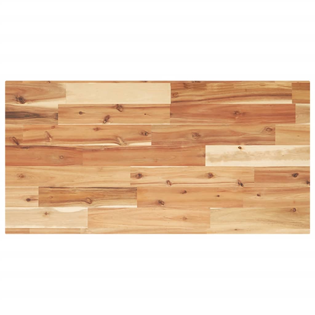 Bathroom Vanity Top Oil Finished 60x40x2 cm Solid Wood Acacia
