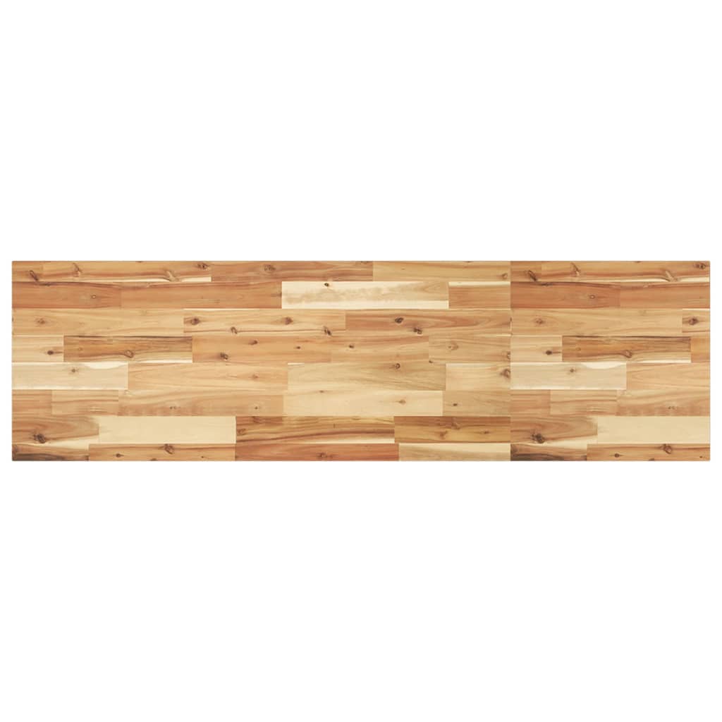 Bathroom Vanity Top Oil Finished 160x40x2 cm Solid Wood Acacia