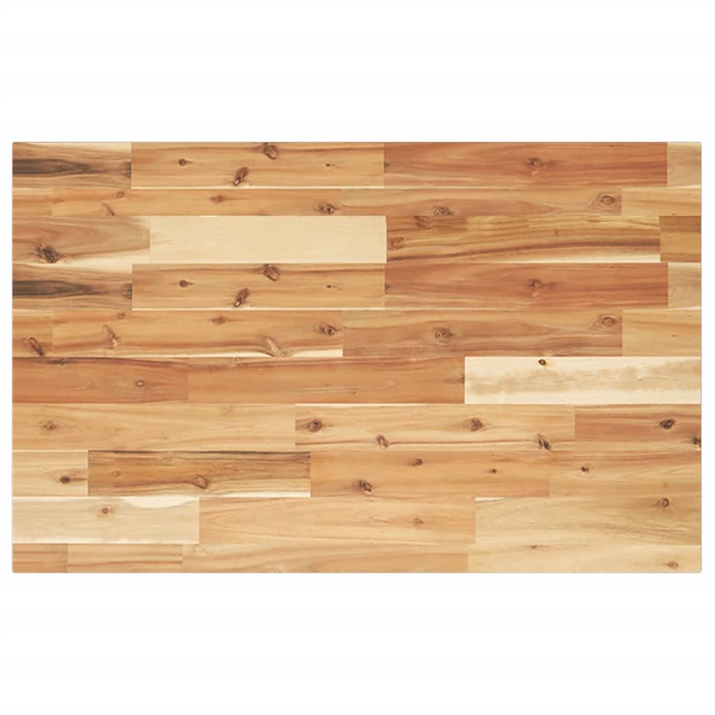 Bathroom Vanity Top Oil Finished 60x50x2 cm Solid Wood Acacia
