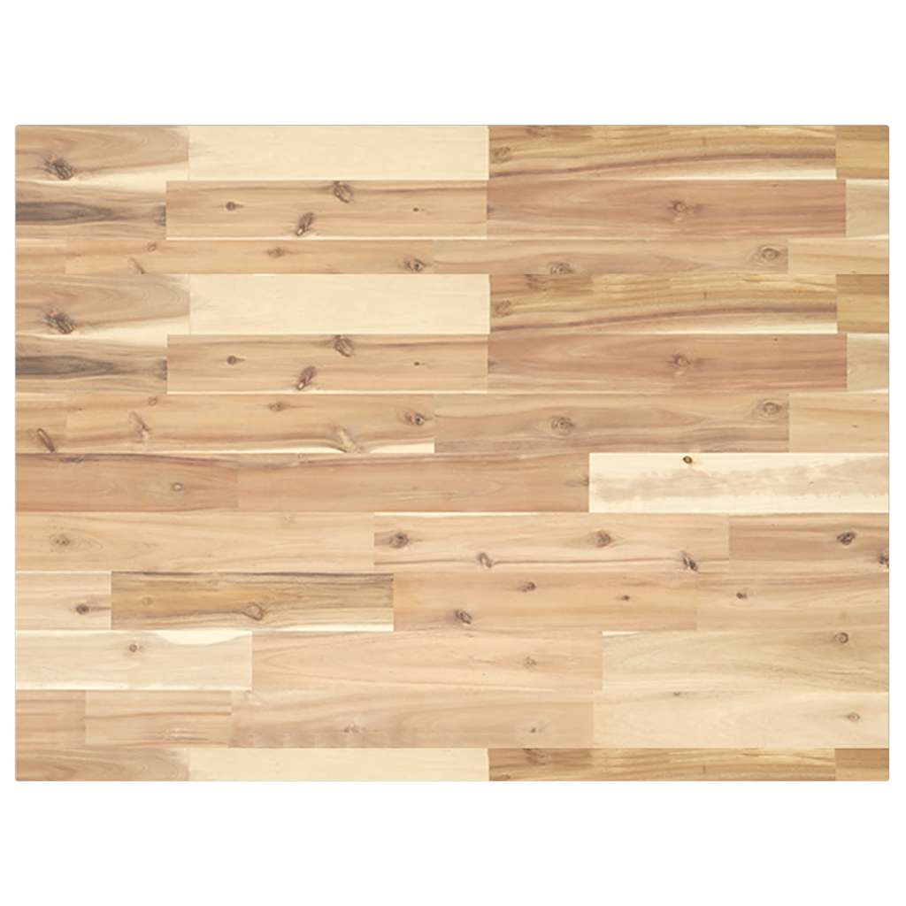 Desk Top Untreated 100x60x2 cm Solid Wood Acacia