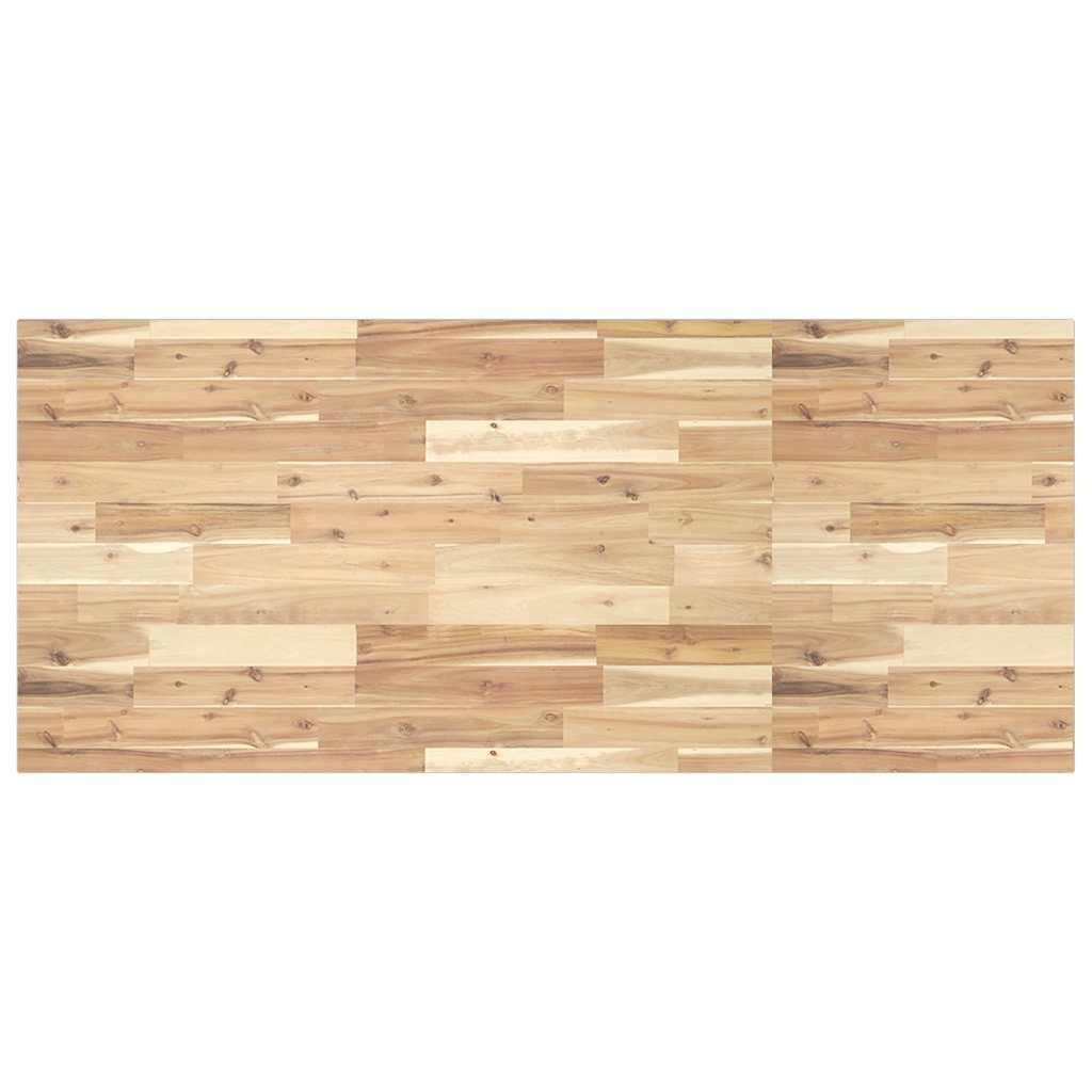 Desk Top Untreated 120x60x2 cm Solid Wood Acacia