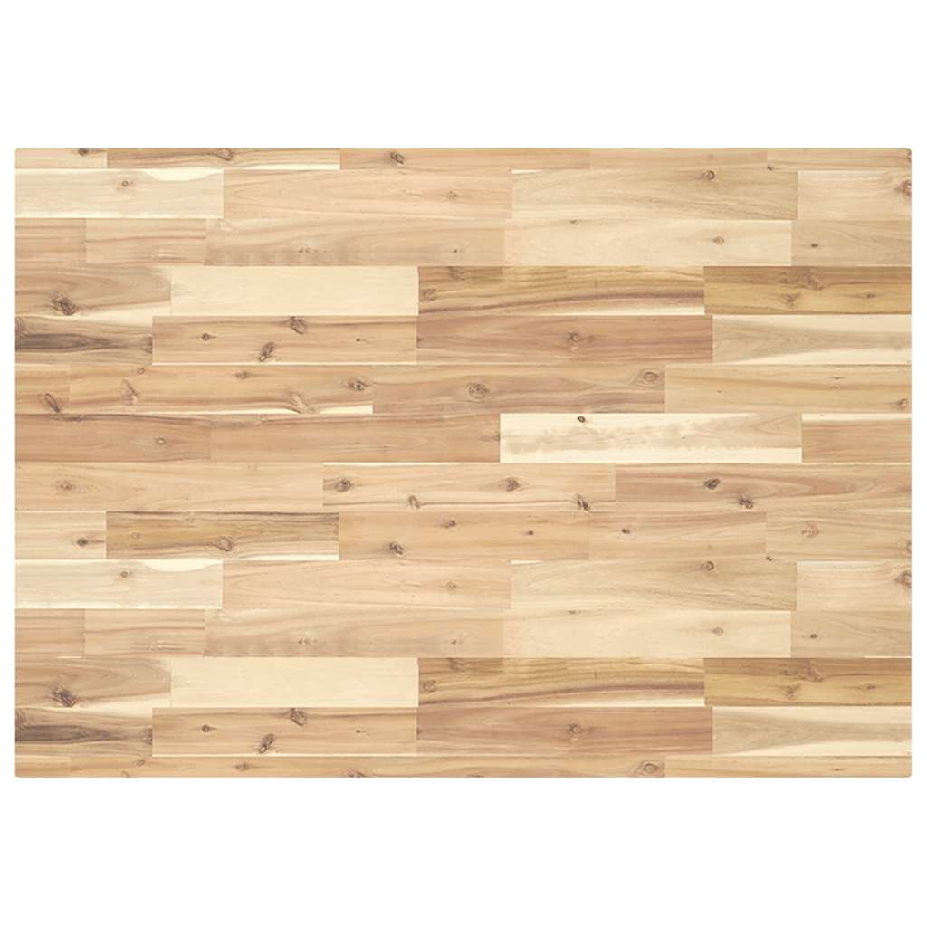Desk Top Untreated 80x70x4 cm Solid Wood Acacia