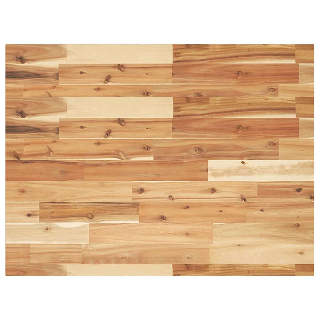 Desk Top Oil Finished 100x60x2 cm Solid Wood Acacia
