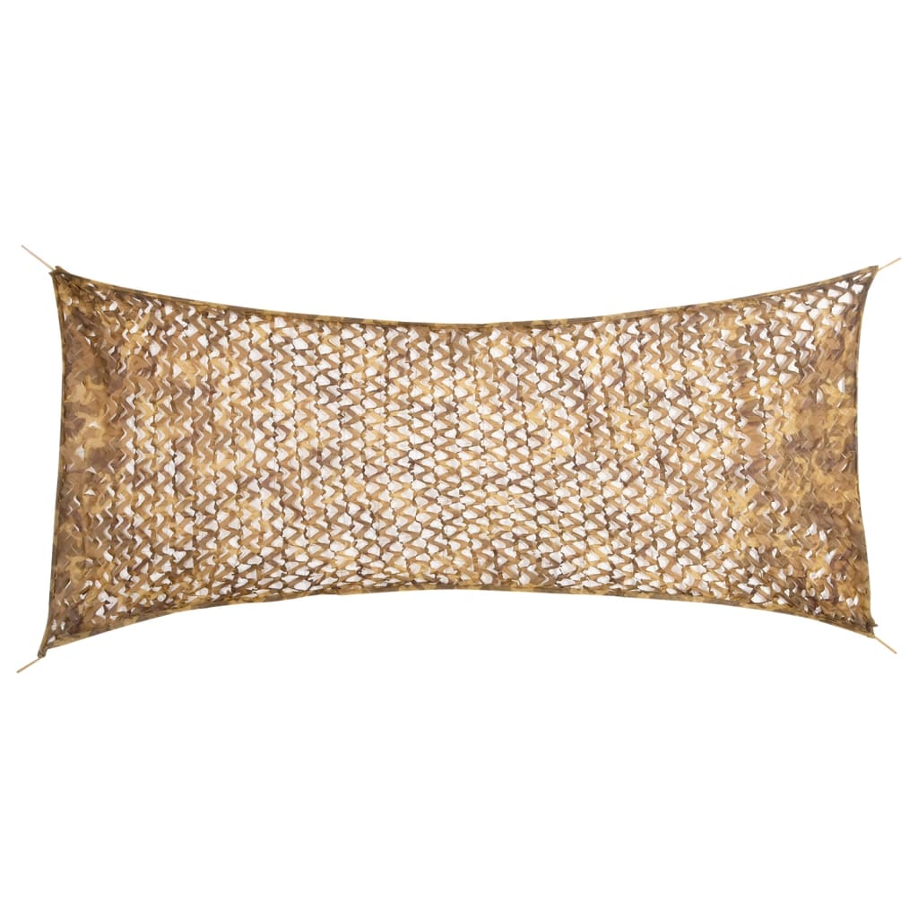 Camouflage Net with Storage Bag 312x140 cm Sand