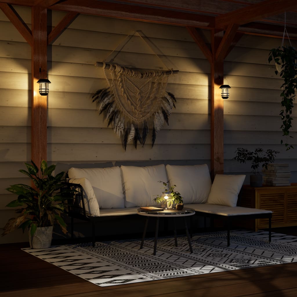 OSWOD Solar Outdoor Wall Lanterns 2 pcs - White