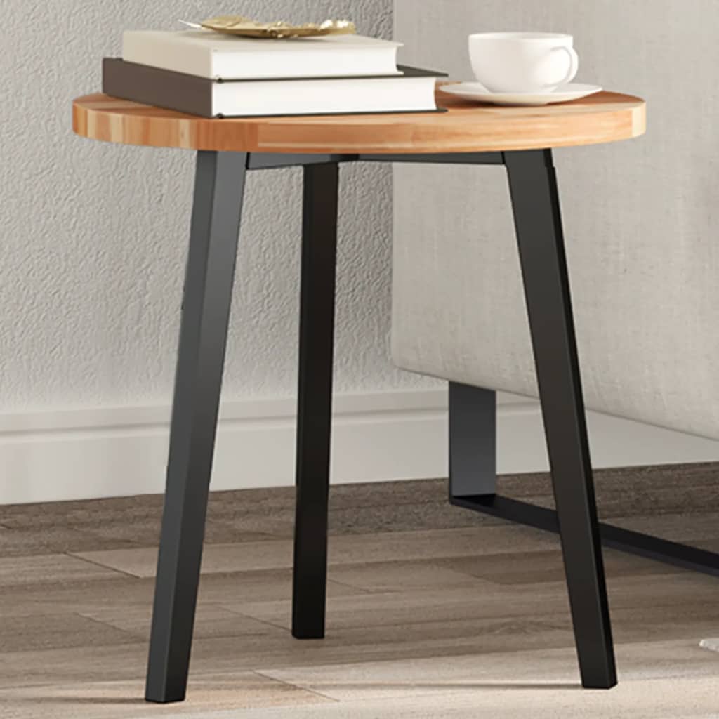 Table Top Round 40x2 cm Solid Wood Acacia