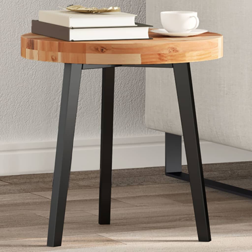 Table Top Round 40x4 cm Solid Wood Acacia