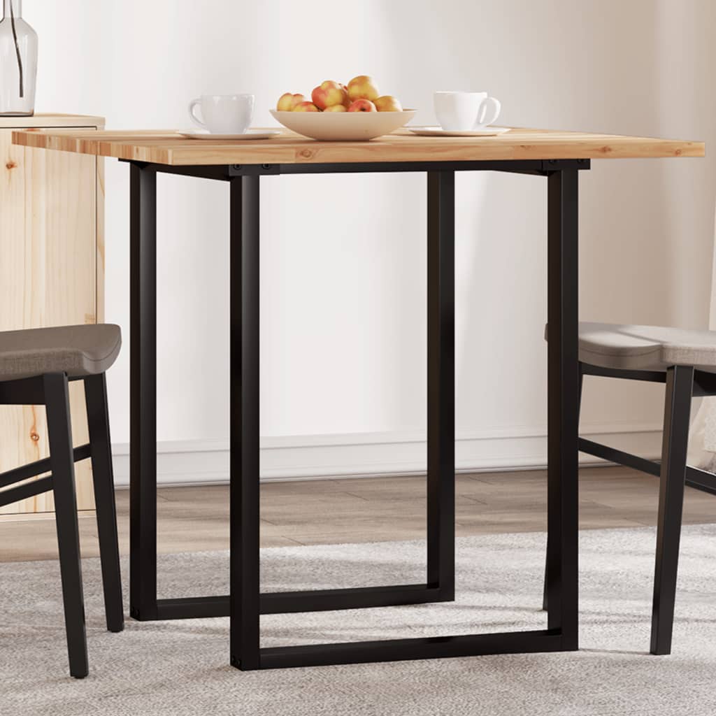 Table Top Square 80x80x2 cm Solid Wood Acacia