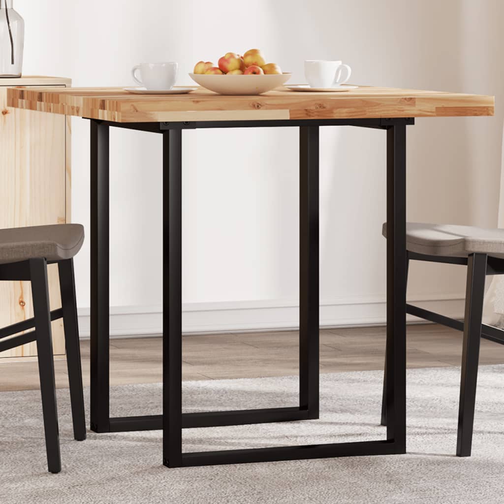 Table Top Square 80x80x4 cm Solid Wood Acacia