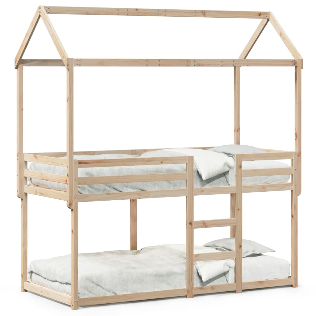 Bunkbed 90x200cm Solid Wood Pine