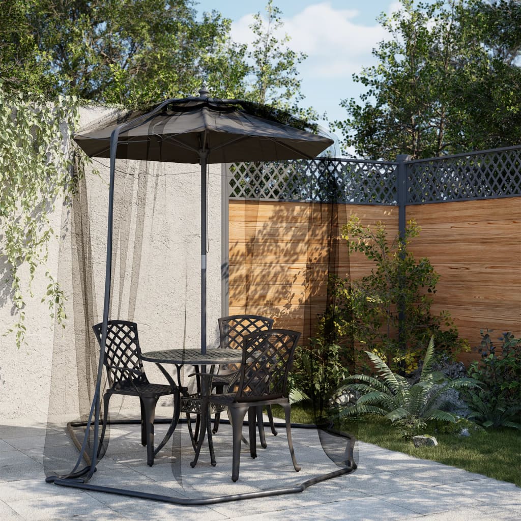 Mosquito Net for Umbrella 220 Mesh Black Î 300x230 cm