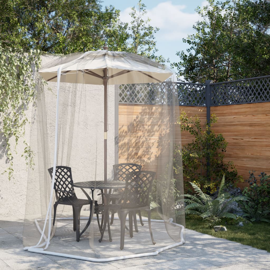Mosquito Net for Umbrella 220 Mesh White Î 300x230 cm