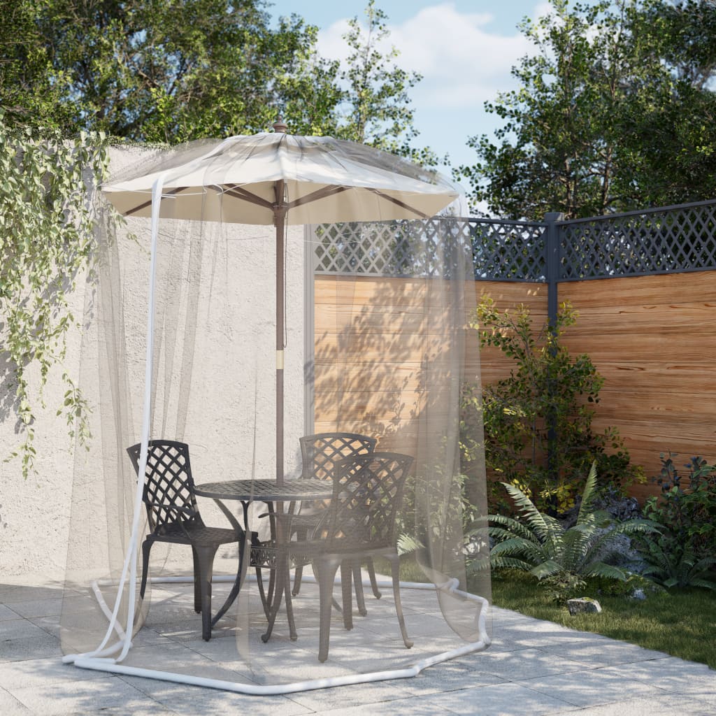 Mosquito Net for Umbrella 220 Mesh White Î 330x250 cm