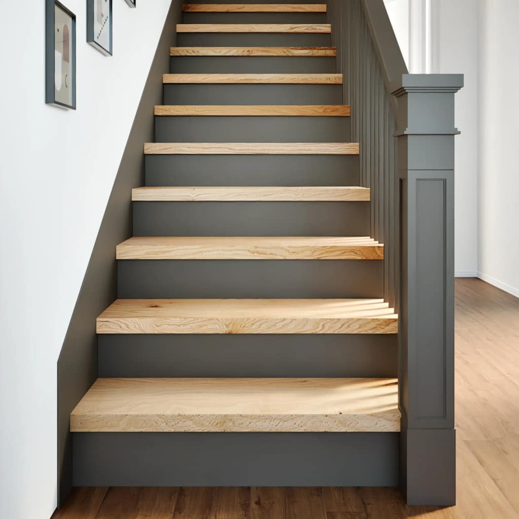 Stair Treads 12 Pieces Untreated 70x30x2 cm Solid Wood Oak