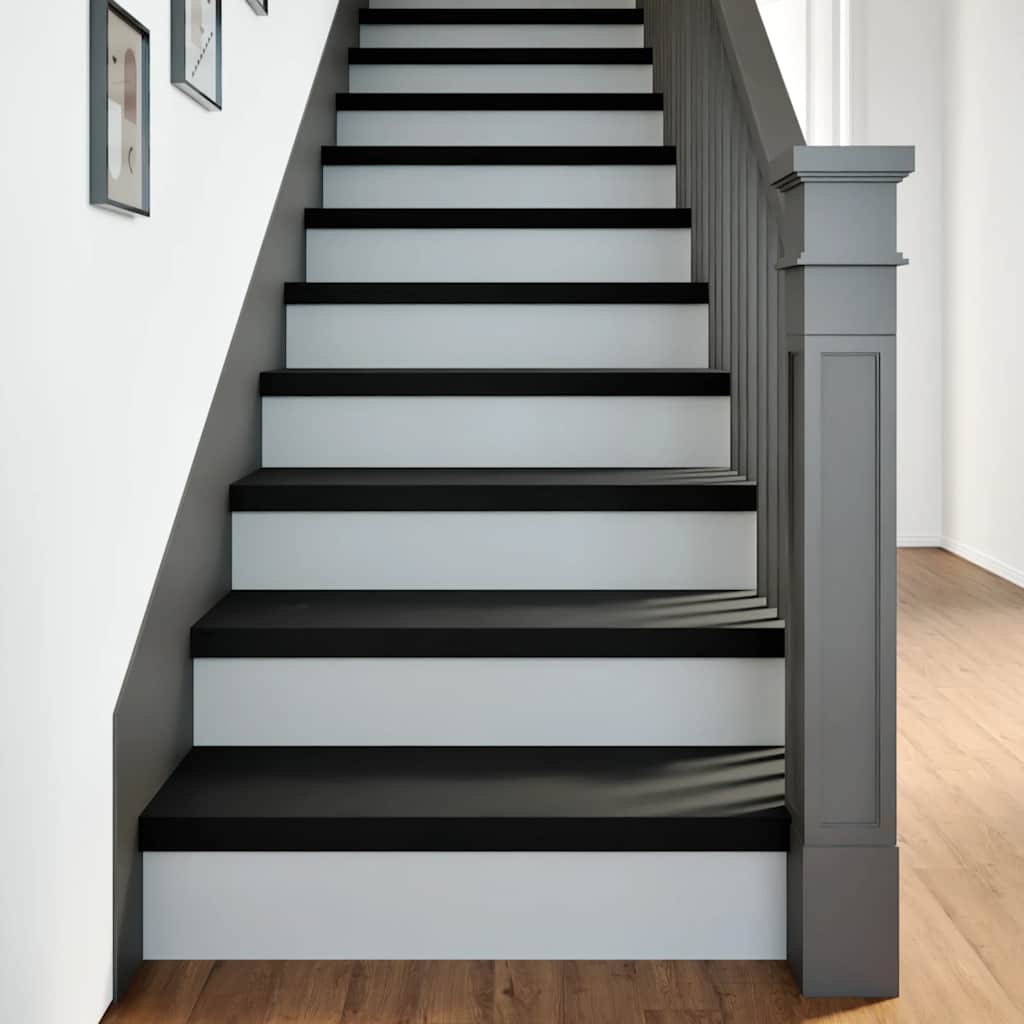 Stair Treads 20 Pieces Dark Brown 80x25x2 cm Solid Wood Oak