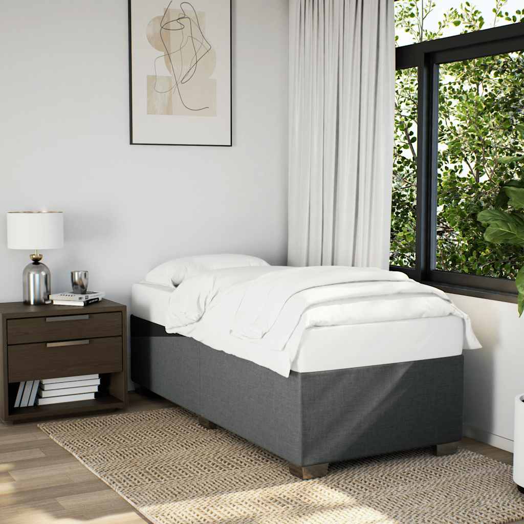 Bedframe Dark GreyÂ SingleÂ Fabric