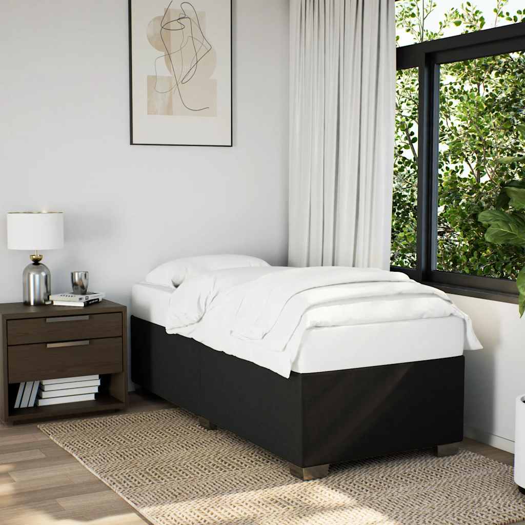 Bedframe BlackÂ SingleÂ Fabric