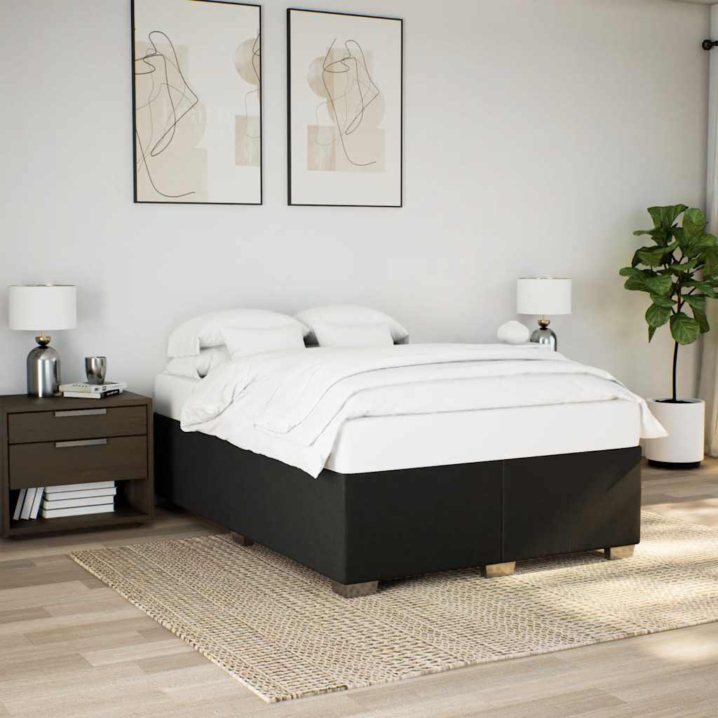 Bedframe BlackÂ Double Fabric