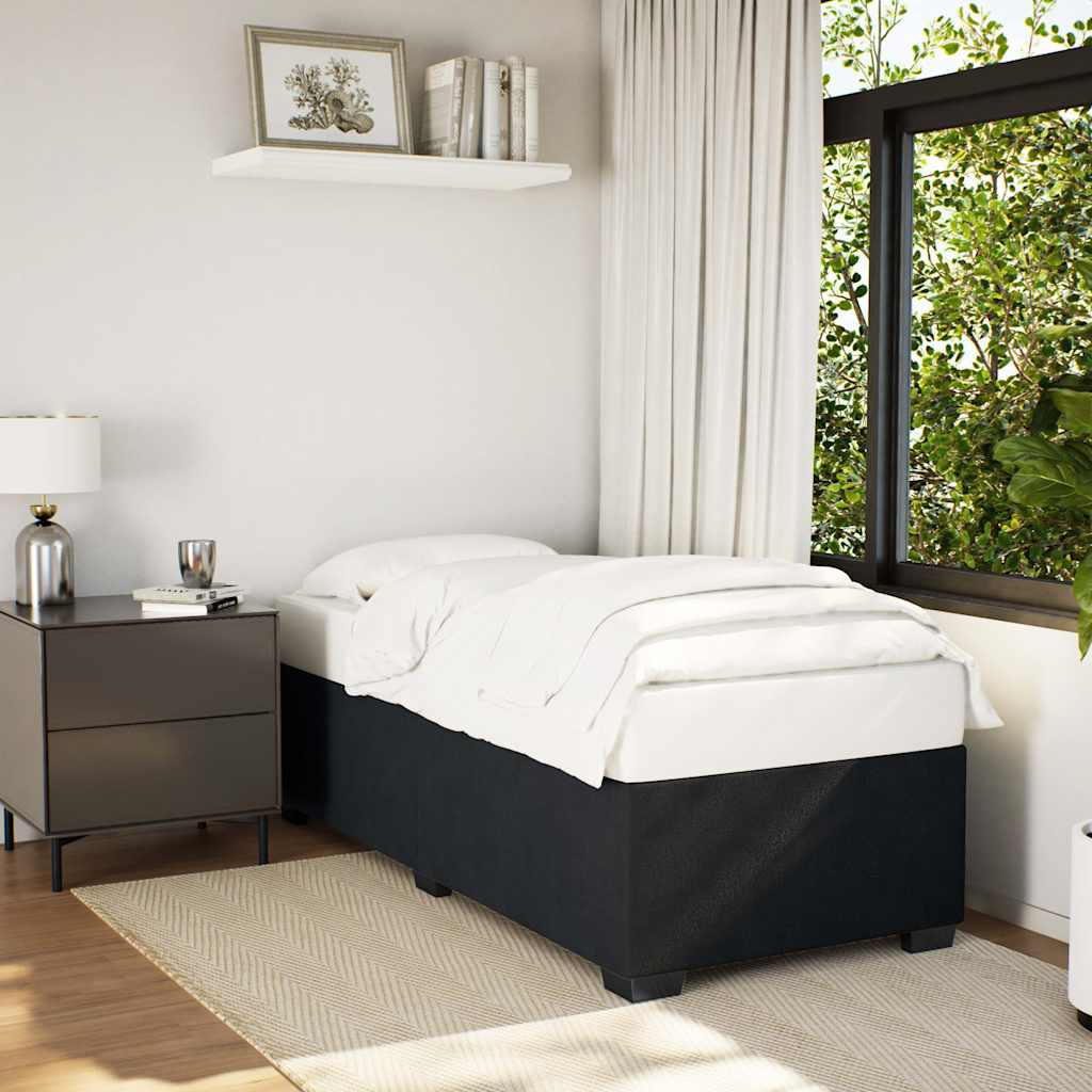 Bedframe BlackÂ SingleÂ Velvet