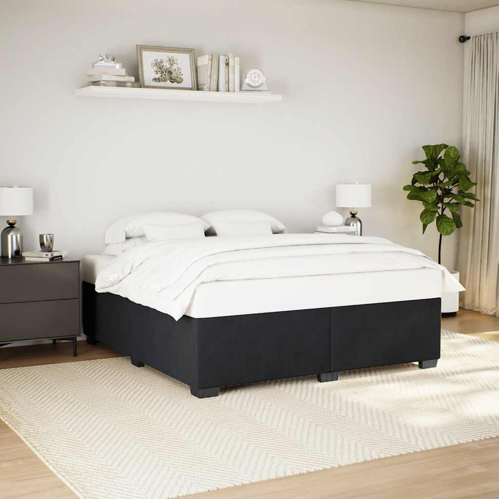 Bedframe BlackÂ Super King Velvet