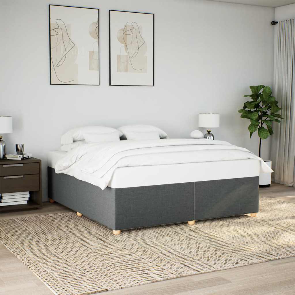 Bedframe Dark GreyÂ Super King Fabric