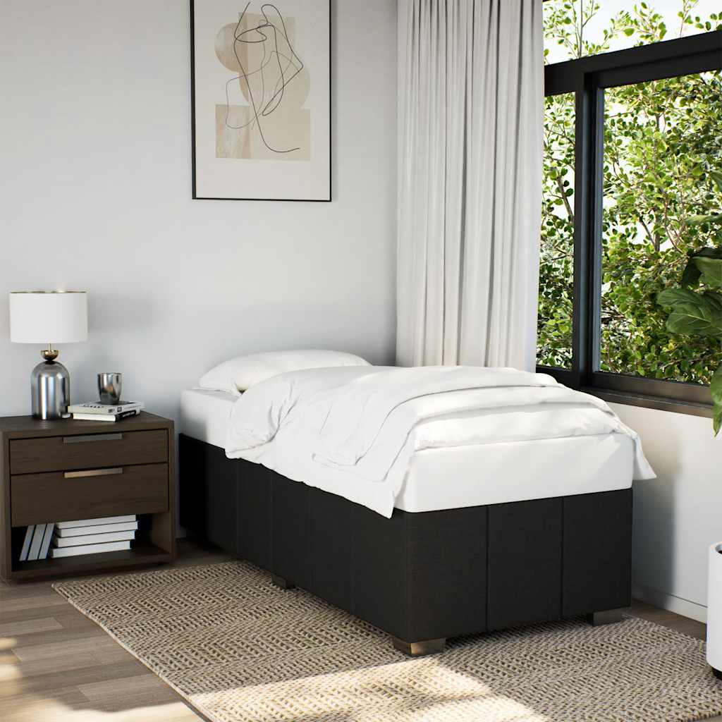 Bedframe Black Single Fabric