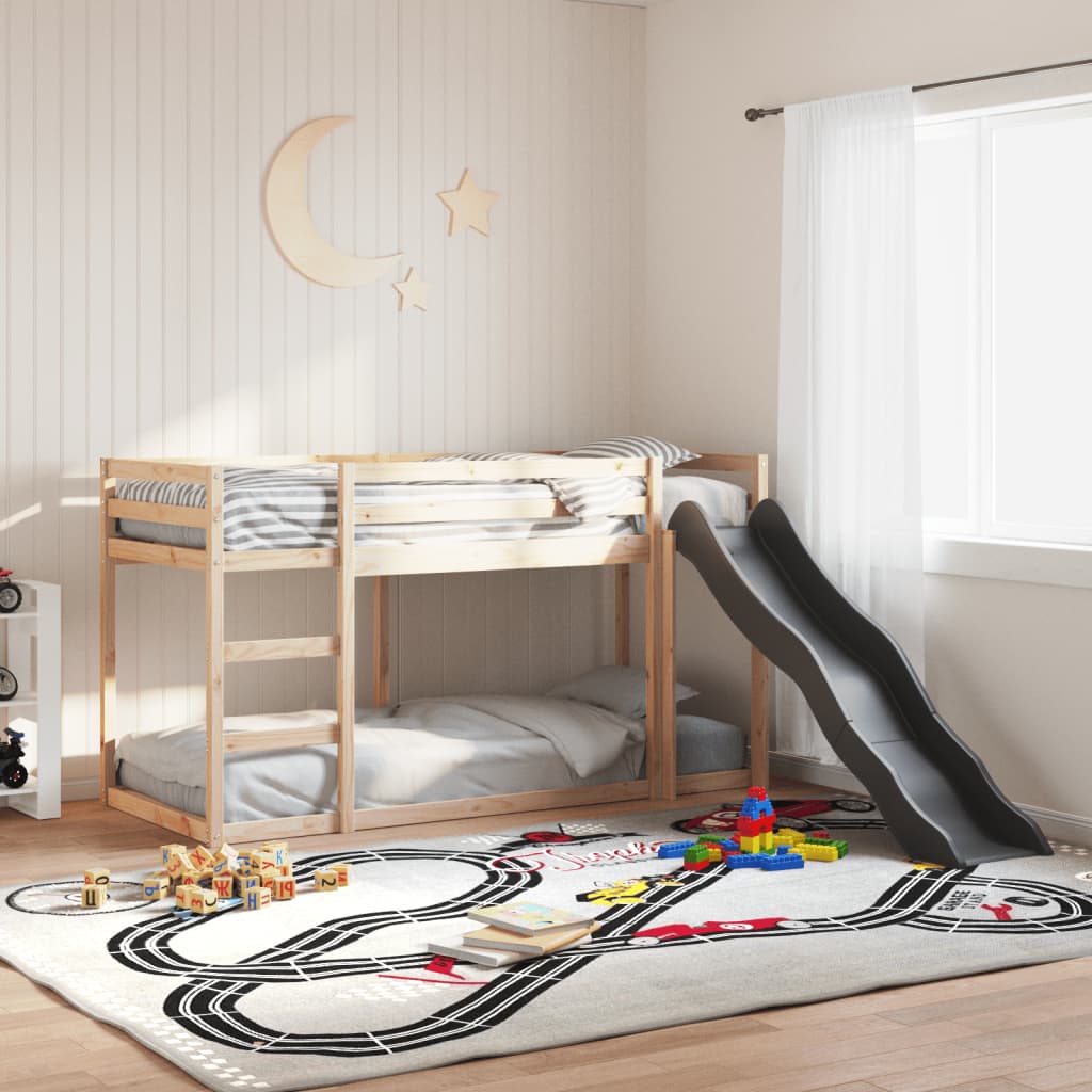 Bunkbed with Slide and Ladder 80x200cm