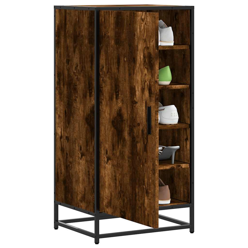 OUTLAW Tall Shoe Rack Smoked Oak