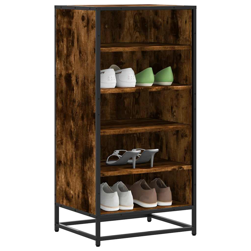 OUTLAW Tall Shoe Rack Smoked Oak