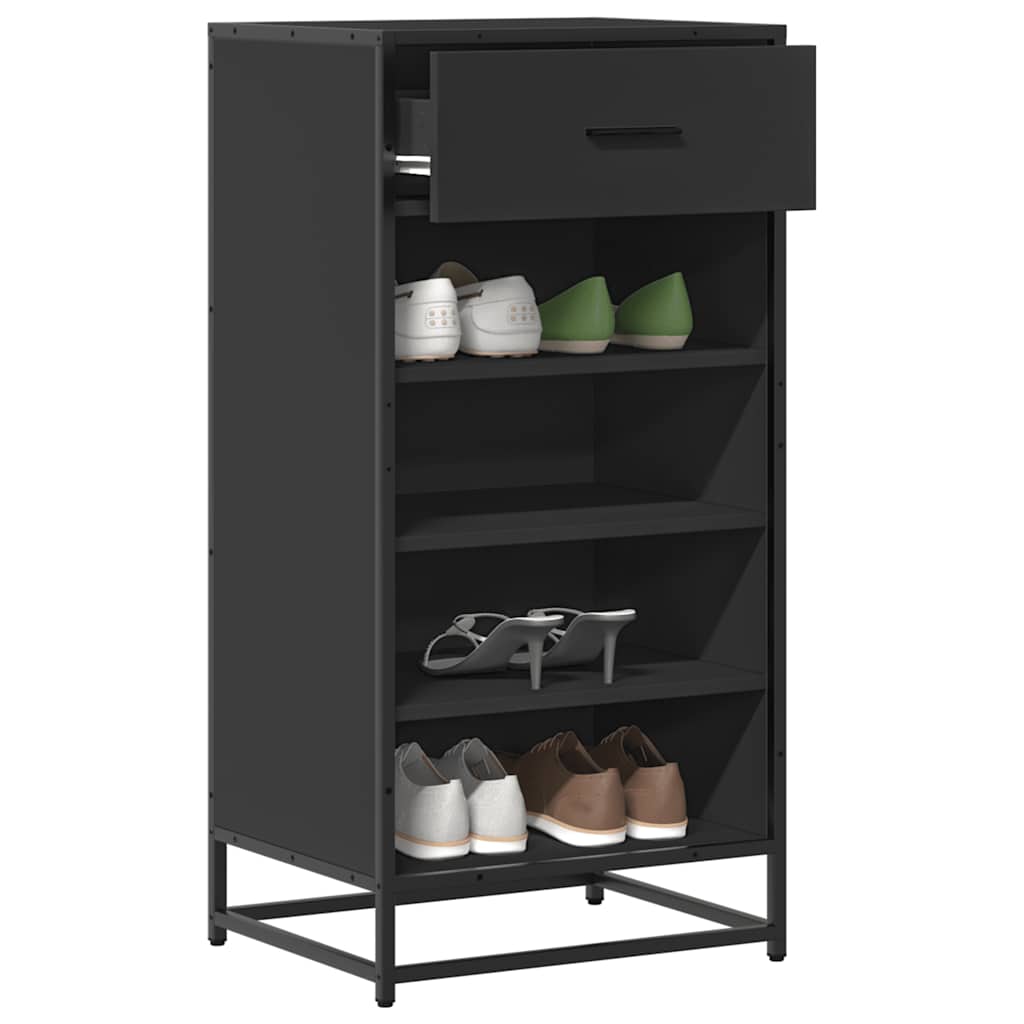 OUTLAW Tall Shoe Rack Black