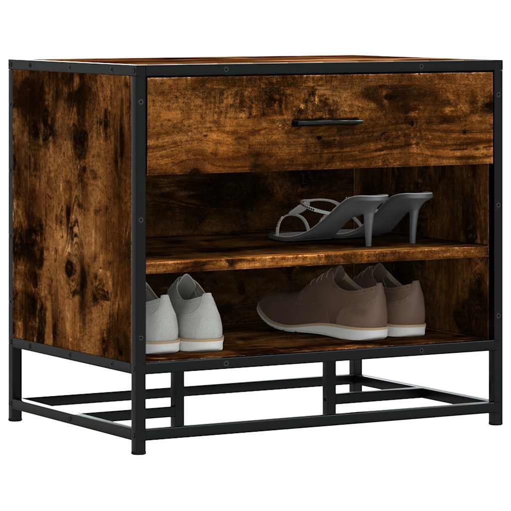 THUNDER Small Shoe Bench Smoked Oak