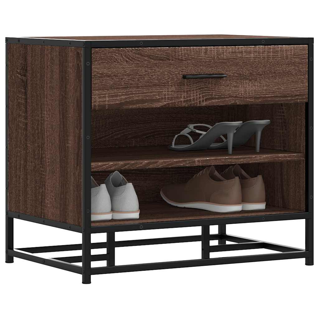 THUNDER Small Shoe Bench Brown Oak