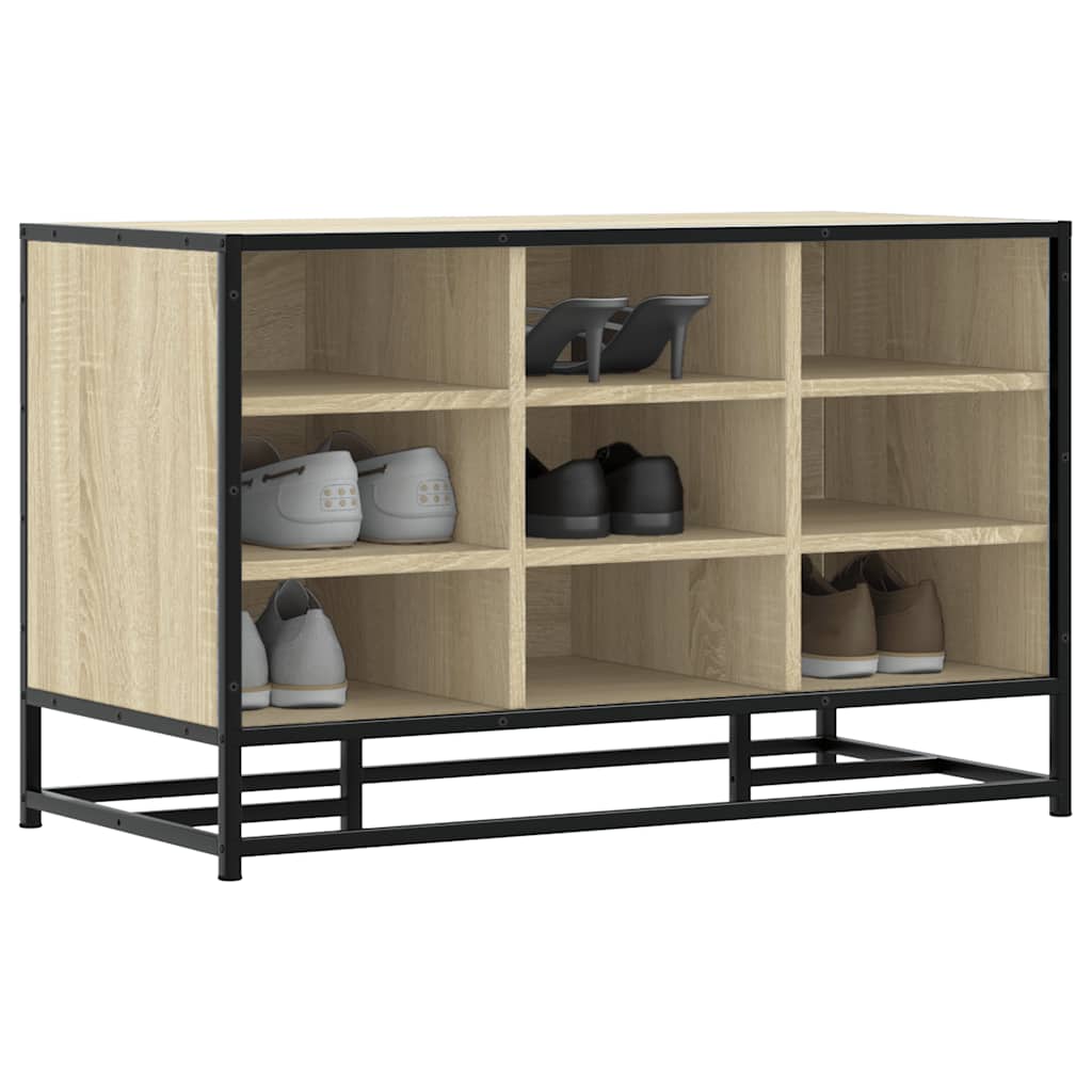 TUMANIA Medium Shoe Bench Sonoma Oak