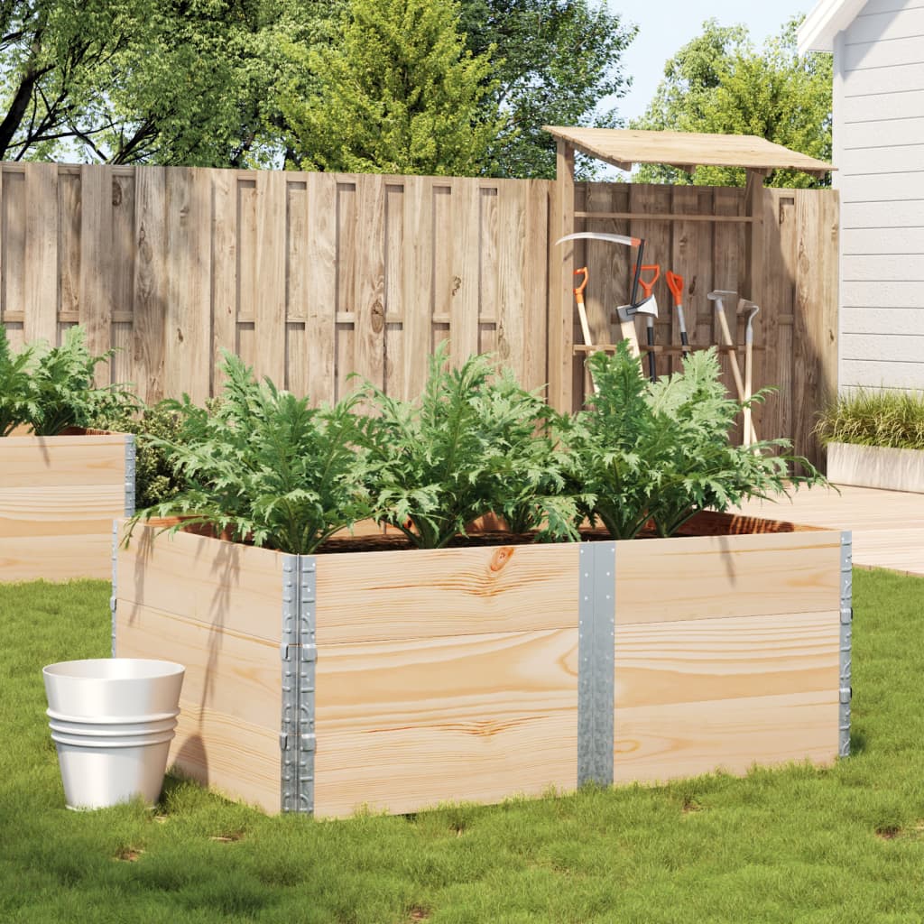 Garden Planter 150x100 cm Solid Wood Pine
