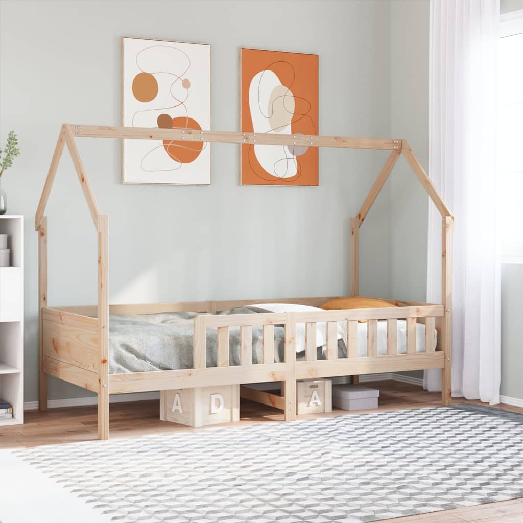 Kids House Bedframe 90x190cm Single Pine
