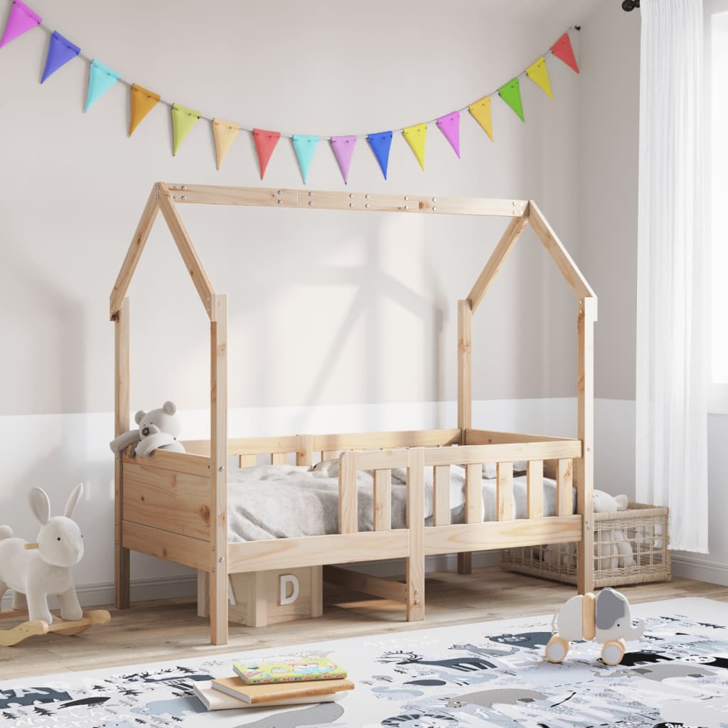 Kids House Bedframe 80x160cm Pine
