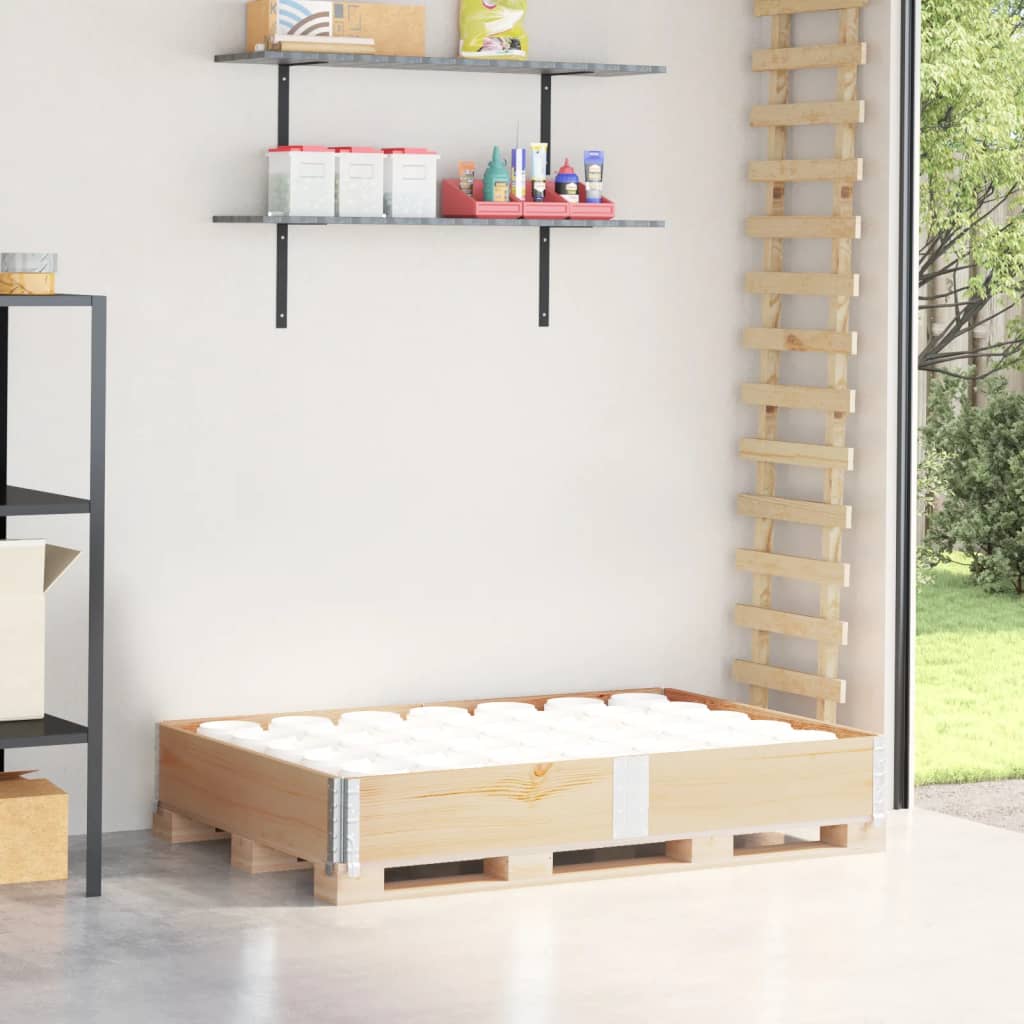 VOEMERE Pallet Collar 150x100 cm Solid Wood - Pine