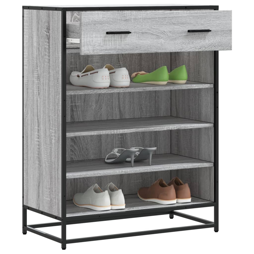 KOHINEX Medium Shoe Cabinet Grey Sonoma