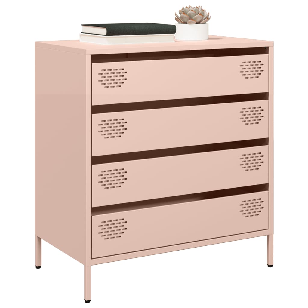 Sideboard Pink 68x39x73.5 cm Cold-rolled Steel