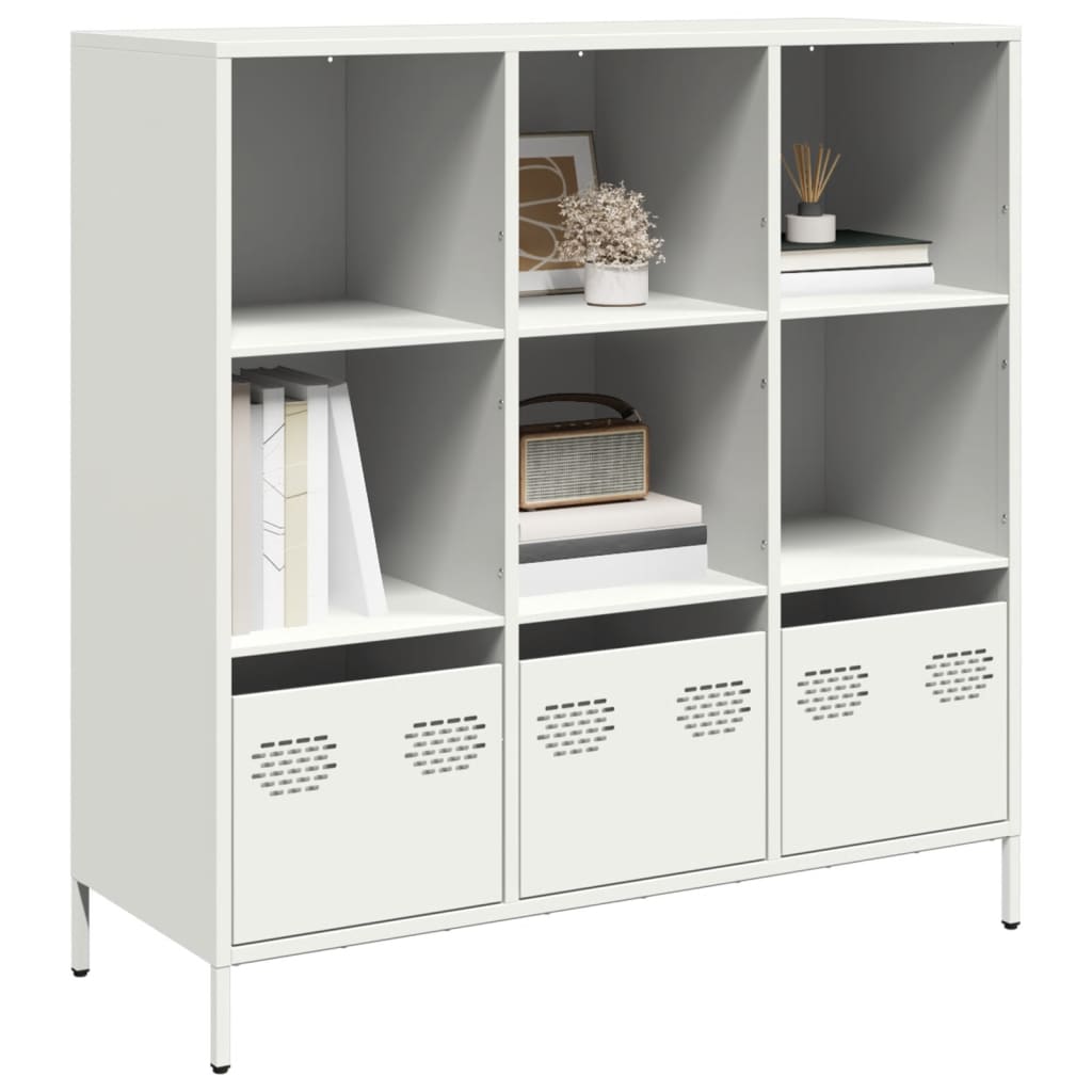 Highboard White 101.5x39x103.5 cm Steel