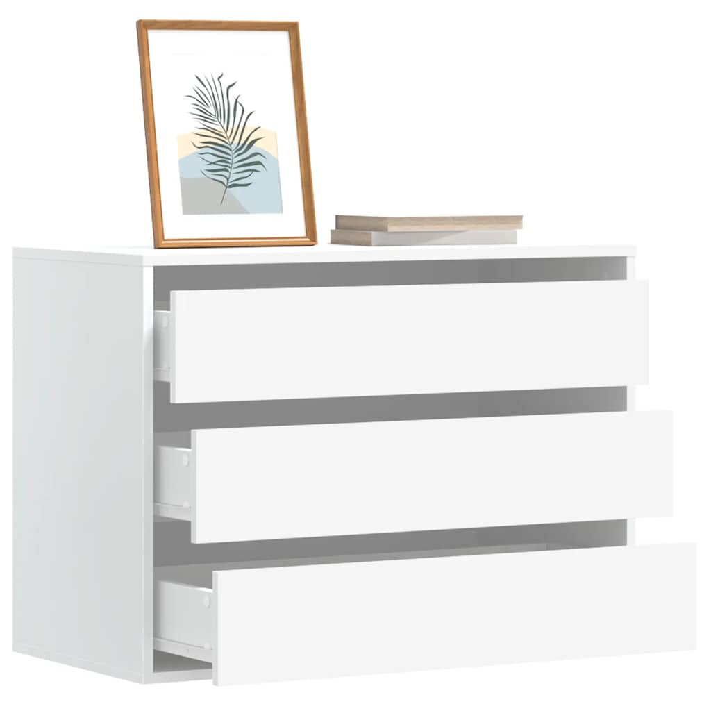 TOFU White Chest of Drawers - Medium-sized, 3 Drawers