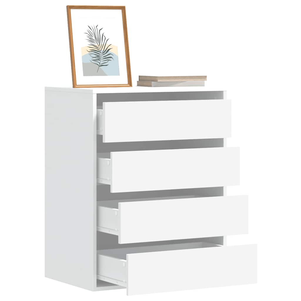OPLASH White Chest of Drawers - Medium-sized, 4 Drawers