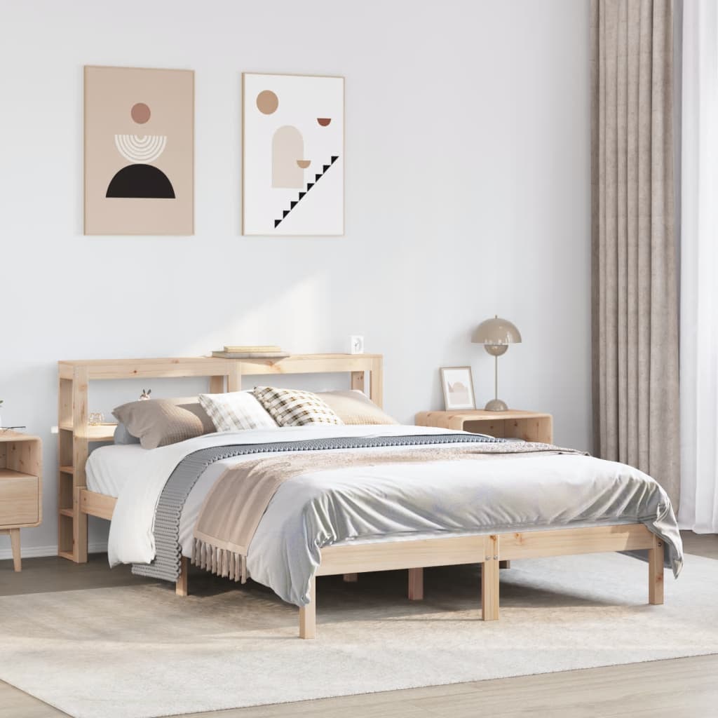 Bedframe 120x200cm Solid Wood Pine