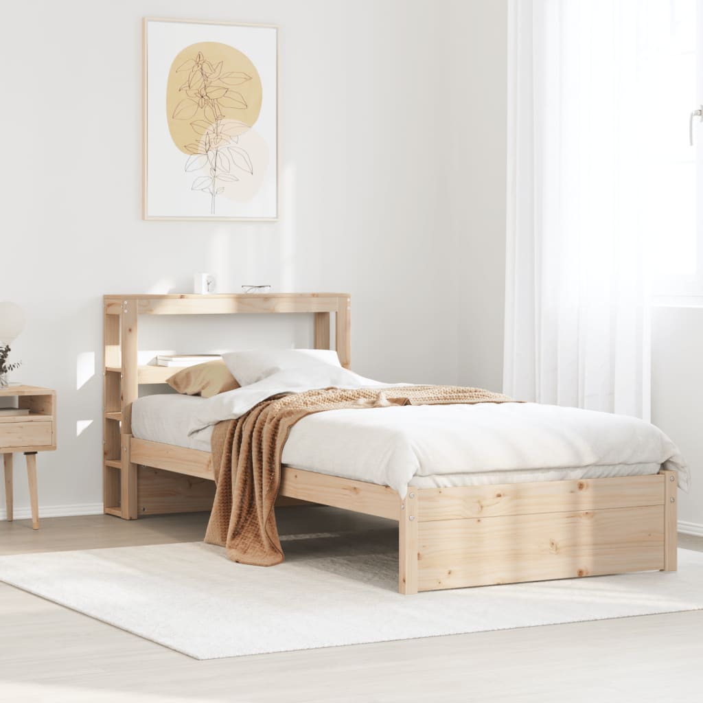 Bedframe with Headboard 75x190cm Small Single