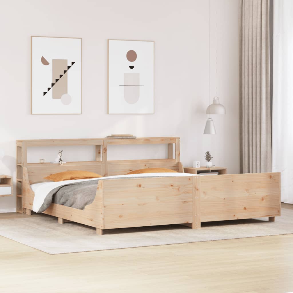 Bedframe 180x200cm Super King Solid Wood Pine