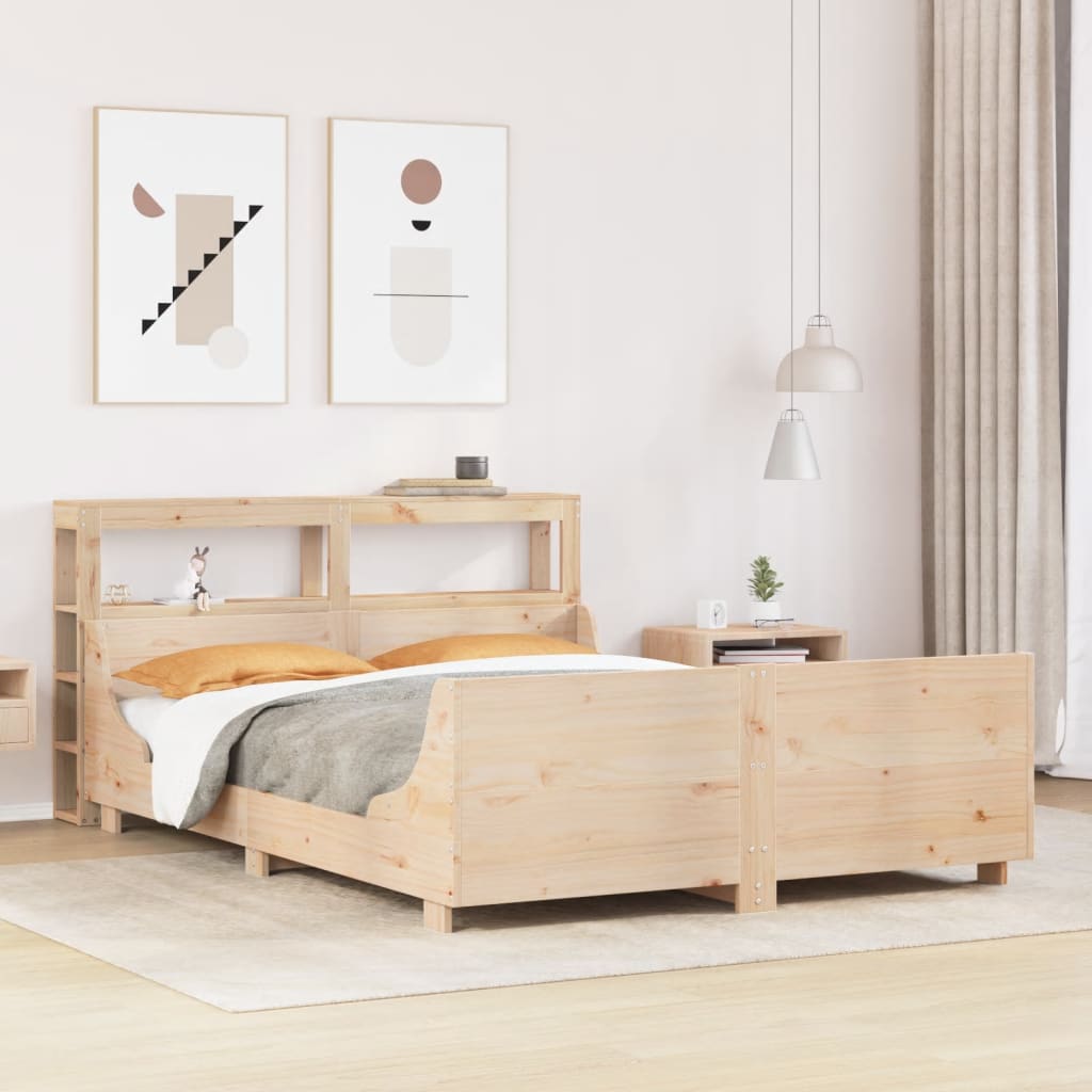 Bedframe 120x190cm Small Double Solid Wood Pine