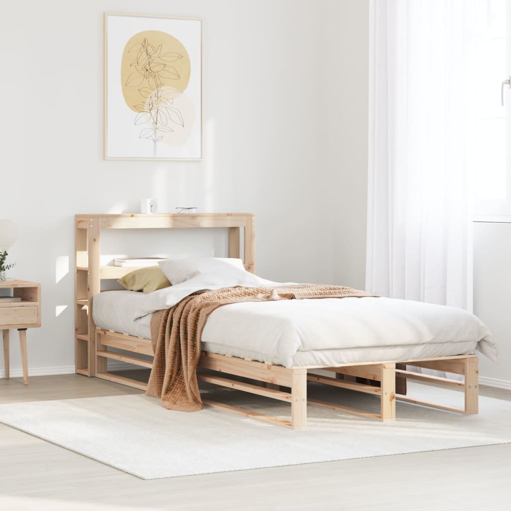 Bedframe 90x200cm Solid Wood Pine