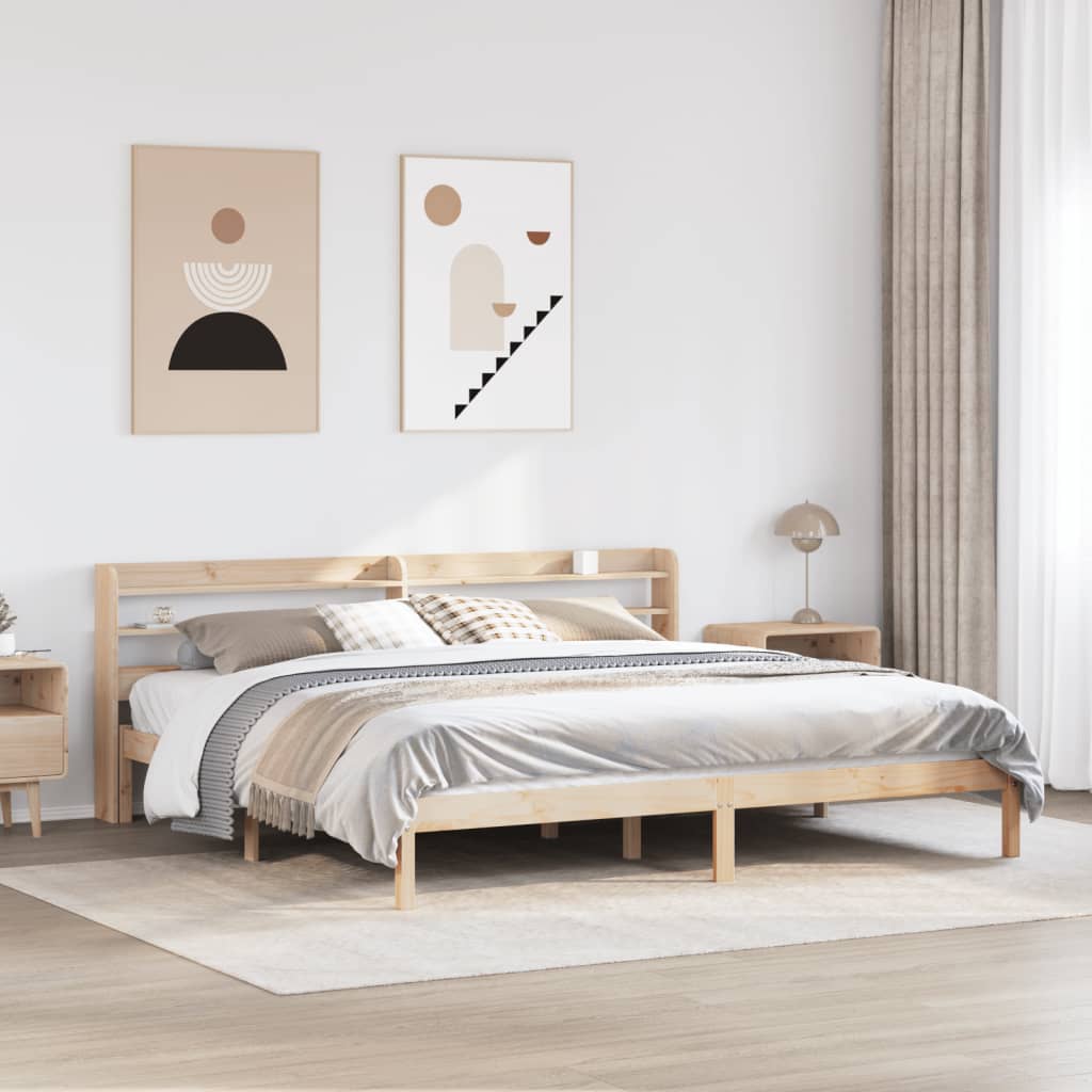 Bedframe 180x200cm Super King Solid Wood Pine
