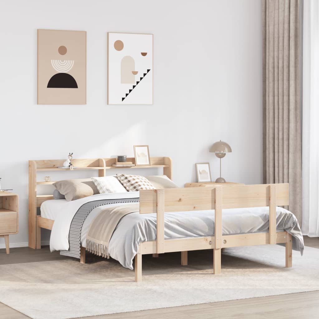 Bedframe 160x200cm Solid Wood Pine