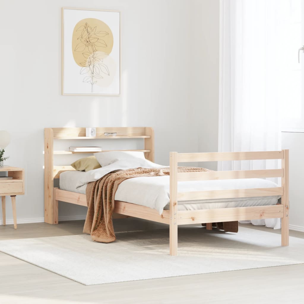 Bedframe with Headboard 100x200cm
